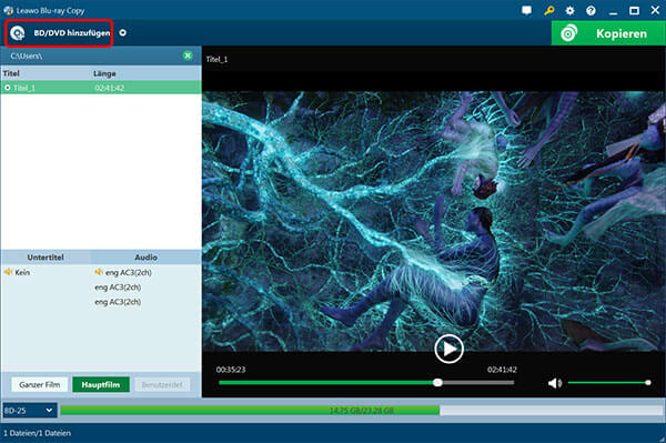 blu-ray filme kopieren