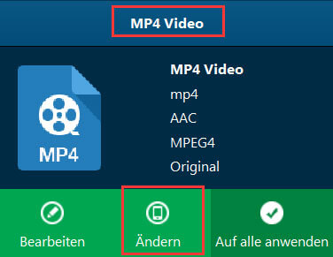 dvd mp4 ausgabeformat auswählen